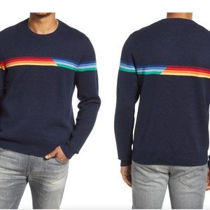 NWT Marine Layer x LF Breck Stripe Organic Cotton Men's Sweater Size L